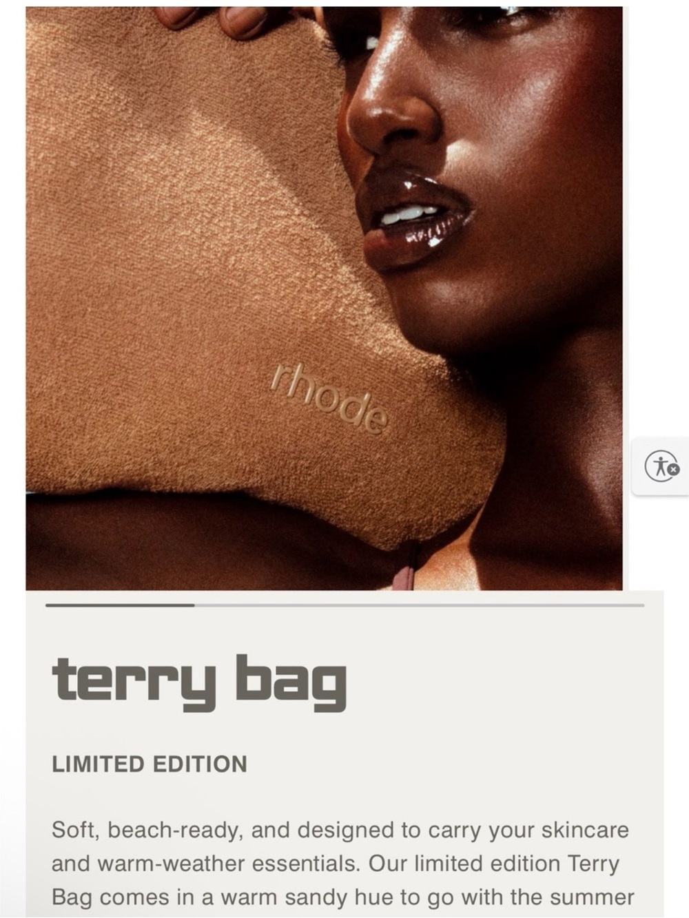 RHODE Terry Bag